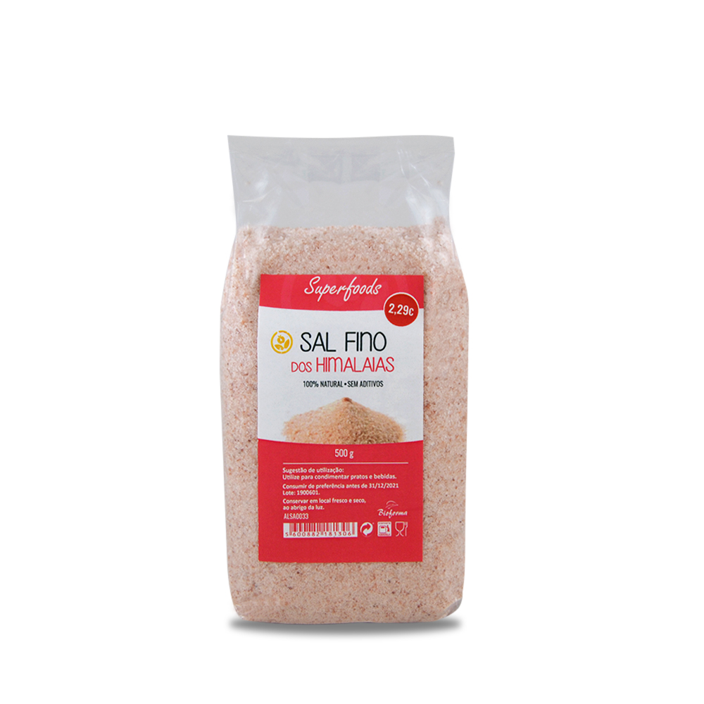 Sal fino Himalaias 500g bioforma