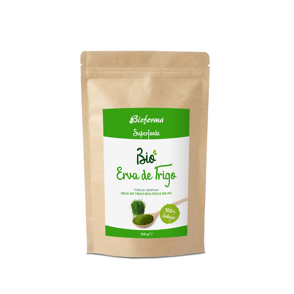 Erva de trigo biológico em pó 125g BIOFORMA