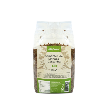 Sementes de Linhaça castanha Biológica 500g BIOFORMA