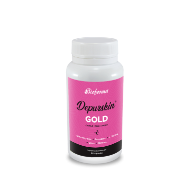 DEPURSKIN GOLD Cabelo, Pele e Unhas 60 caps BIOFORMA
