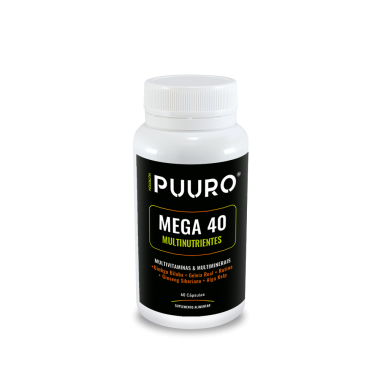 Mega 40 Multinutrientes 60 caps PUURO®